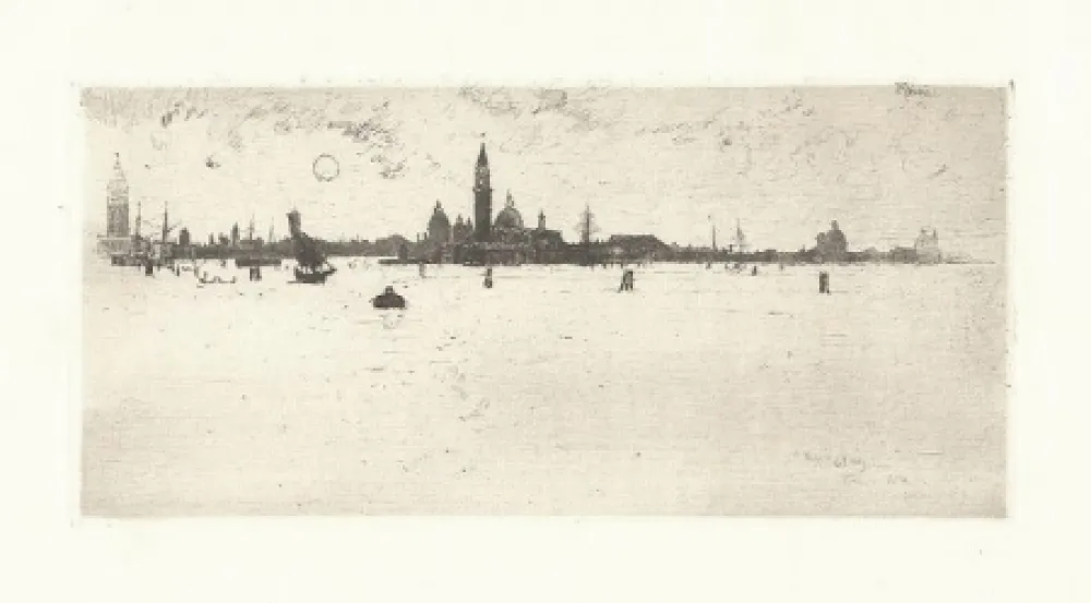 Gravura Pennell - Venice from the Sea