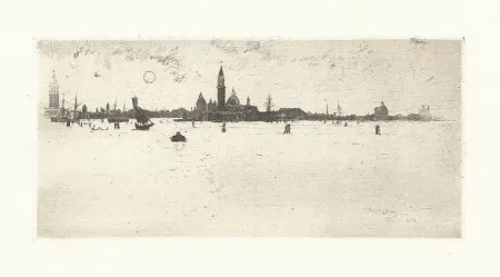 Gravura Pennell - Venice from the Sea