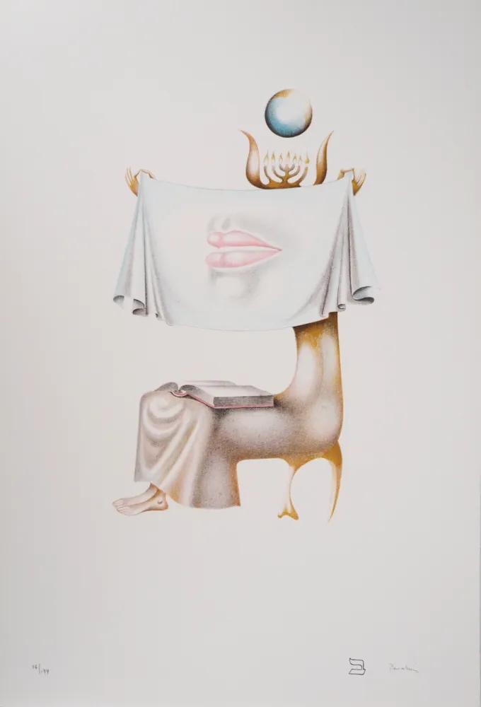 Litografia Pérahim - L'Alphabet Hébreu : Lecture sacrée