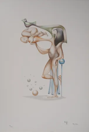 Litografia Pérahim - L'Alphabet Hébreu : Maternité Egyptienne