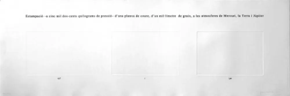 Água-Forte Perejaume - Atmosferes  