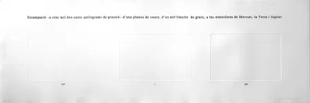 Água-Forte Perejaume - Atmosferes  