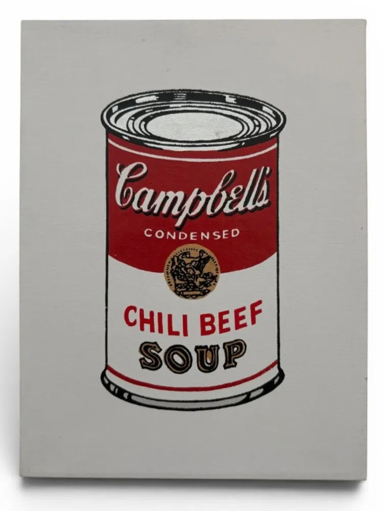 Múltiplo Pettibon - Andy Warhol, Campell’s Soup, Chili Beef