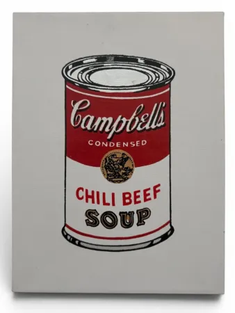 Múltiplo Pettibon - Andy Warhol, Campell’s Soup, Chili Beef