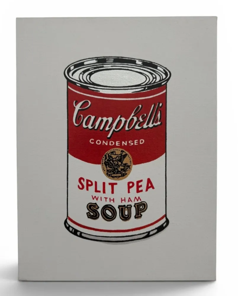 Múltiplo Pettibon - Andy Warhol, Campell’s Soup, Split Pea