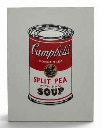 Múltiplo Pettibon - Andy Warhol, Campell’s Soup, Split Pea