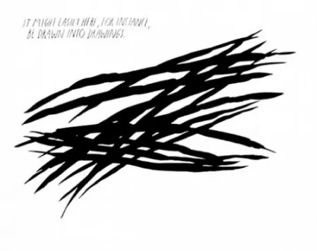 Múltiplo Pettibon - Untitled, It might easily -be drawn into drawings