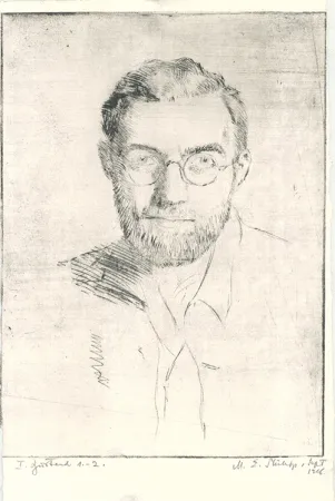 Água-Forte Philipp - Selbstbildnis