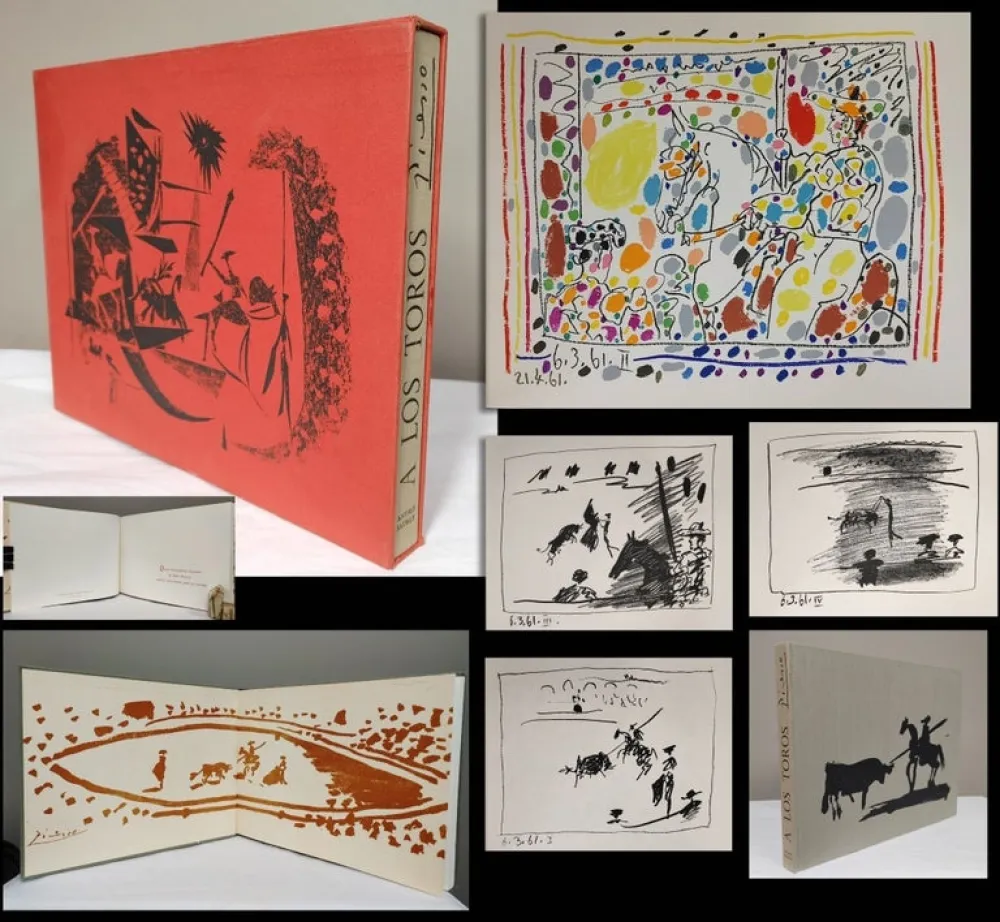 Litografia Picasso - A Los Toros avec Picasso full Set 