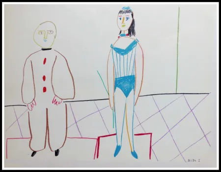 Litografia Picasso (After) - DESSINS DE VALLAURIS IX