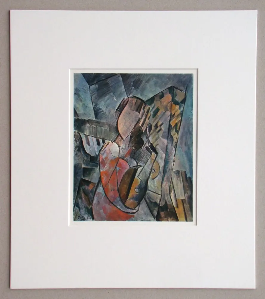 Heliogravura Picasso (After) - Femme à la guitare, 1909