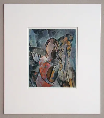 Heliogravura Picasso (After) - Femme à la guitare, 1909
