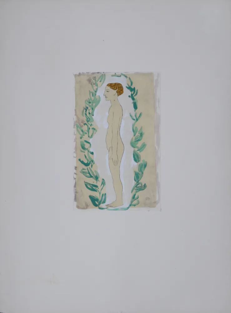 Estêncil Picasso (After) - Femme nue debout, 1962