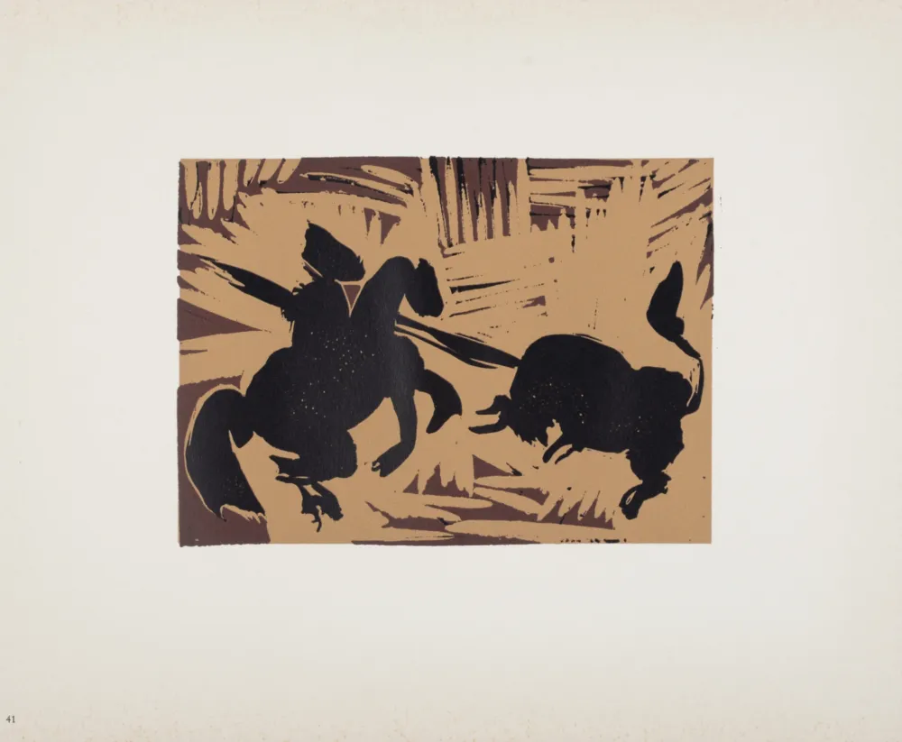 Linogravura Picasso (After) - Pique, 1962