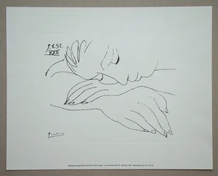 Serigrafia Picasso (After) - War and Piece