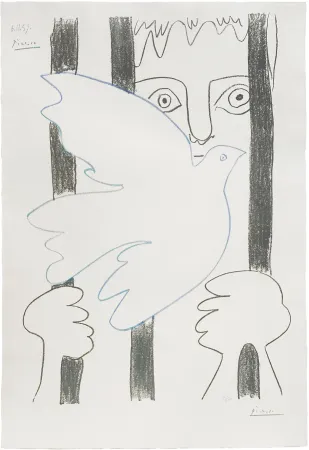 Litografia Picasso - Amnistia