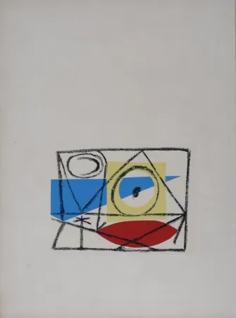 Litografia Picasso - Composition