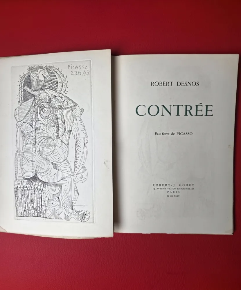 Livro Ilustrado Picasso - Contrèè - Robert Desnos