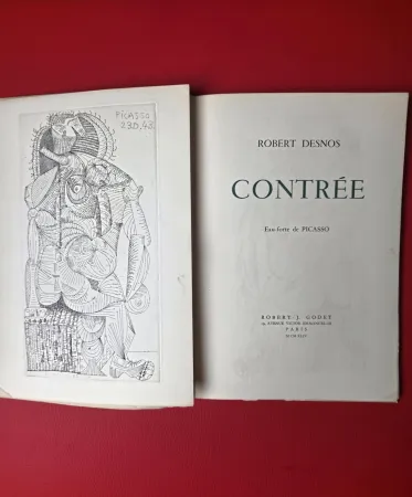 Livro Ilustrado Picasso - Contrèè - Robert Desnos