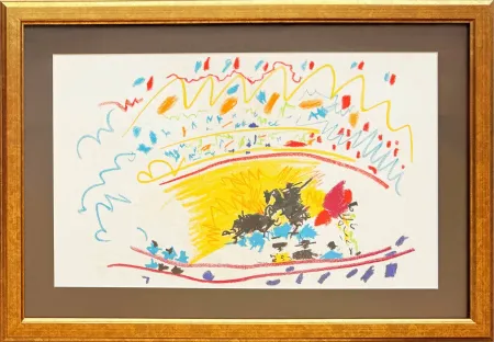 Litografia Picasso - Corrida