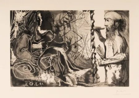 Água-Forte E Água-Tinta Picasso - Dans l'Atelier