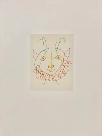 Litografia Picasso - Dans l'atelier de Picasso 