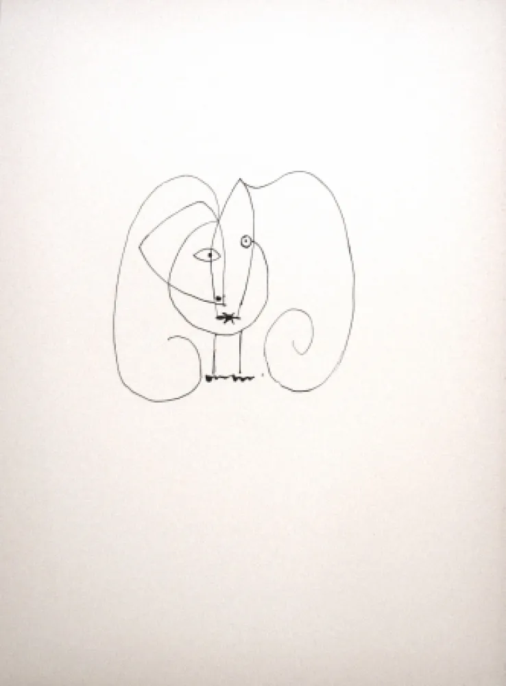 Litografia Picasso - Dans l’atelier de Picasso