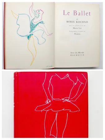 Litografia Picasso - Danseuse / Ballerina Boris Kokhno Le Ballet 