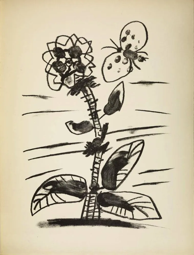 Litografia Picasso - De mémoir d'homme, Planche IV