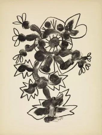 Litografia Picasso - De mémoir d'homme, Planche VI