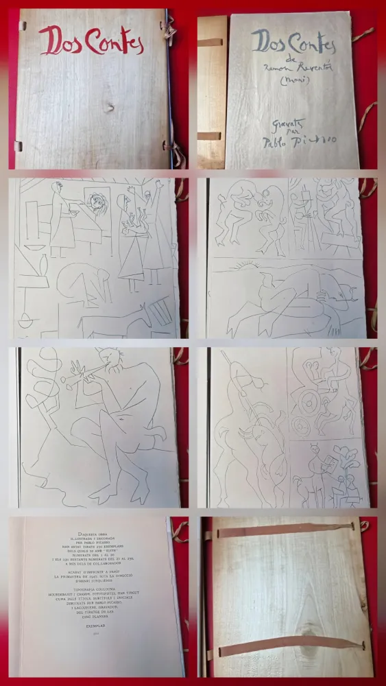 Água-Forte Picasso - Dos Contes -Reventos 