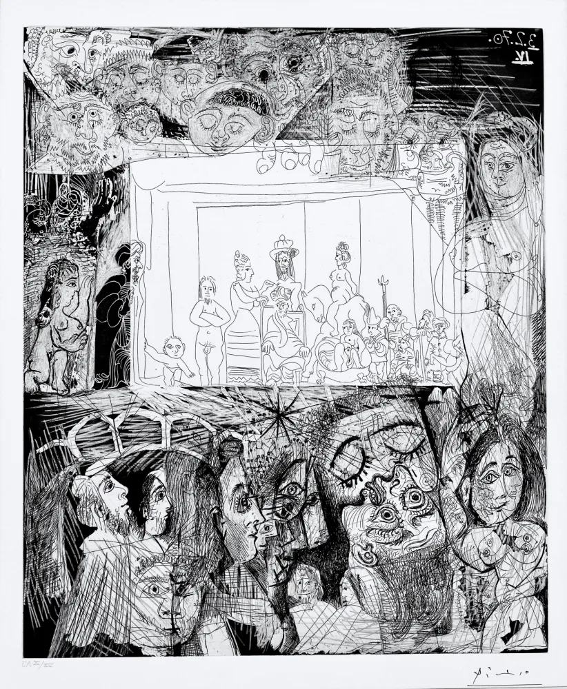 Água-Tinta Picasso - Ecce Homo, d'Apres Picasso