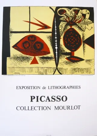 Cartaz Picasso - Exposition Picasso Mourlot 3