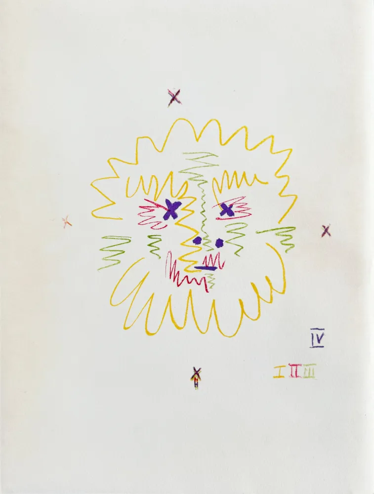 Litografia Picasso - Faune