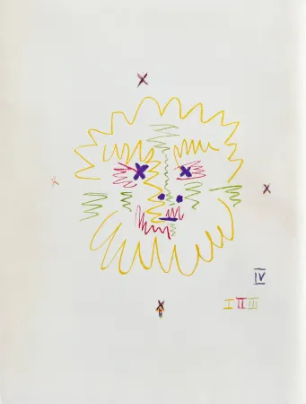 Litografia Picasso - Faune