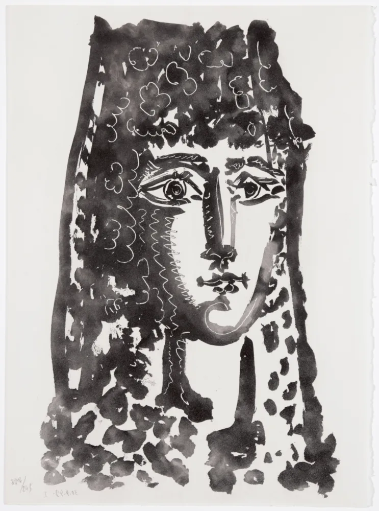 Água-Tinta Picasso - Femme à la mantille