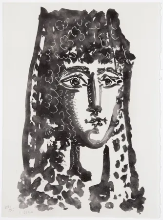 Água-Tinta Picasso - Femme à la mantille