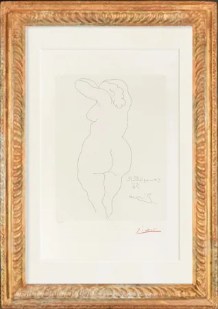 Ponta-Seca Picasso - Femme nue de dos