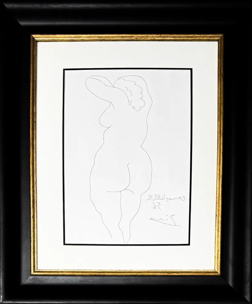 Gravura Picasso - Femme vue de Dos