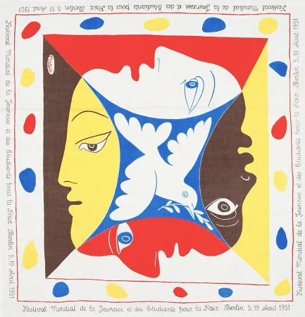 Serigrafia Picasso - Festival Mondial pour la Paix