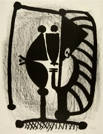 Litografia Picasso - Figure