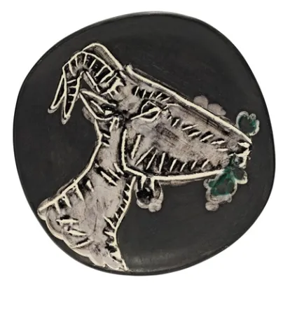 Cerâmica Picasso - Goat’s head in profile 