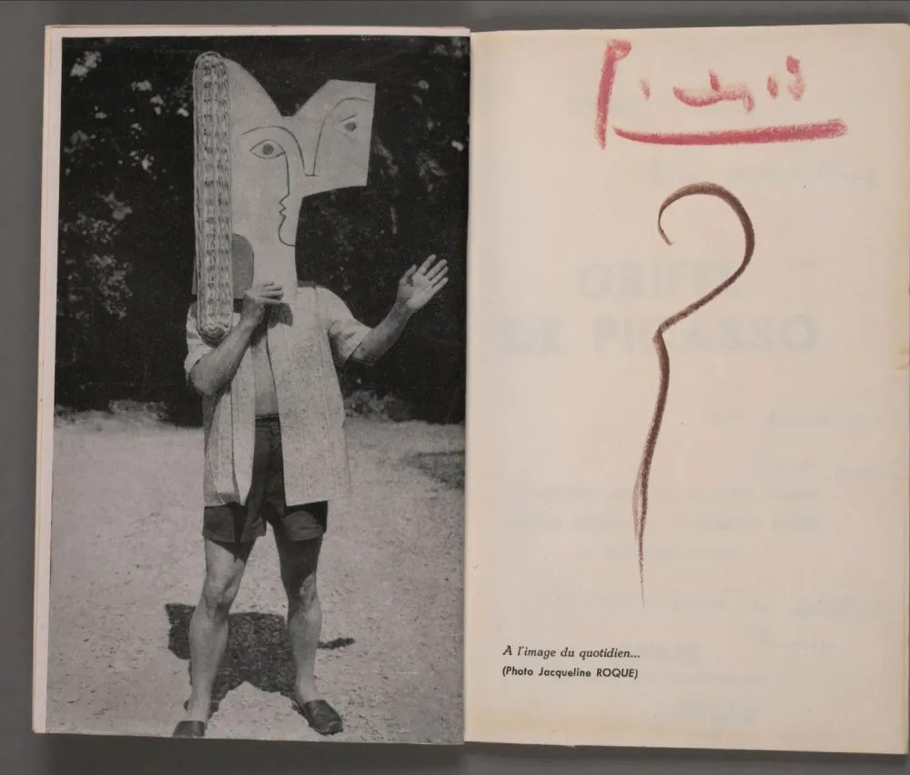 Livro Ilustrado Picasso - Griffes de Picasso, 1961 -Signed -Unique 