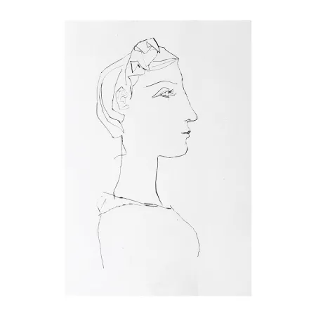 Gravura Picasso - Head of a Woman in Profile