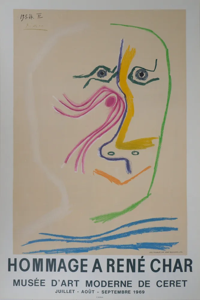 Livro Ilustrado Picasso - Hommage à René Char