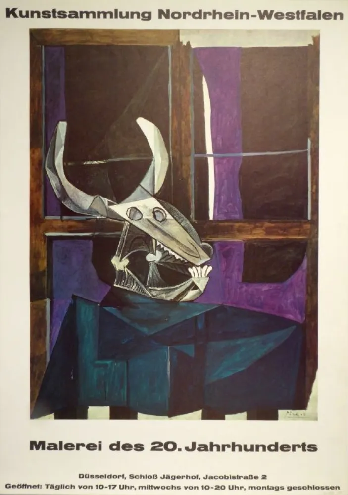 Cartaz Picasso - Kunstsammlung Nordrhein-Westfalen. Malerei des 20. Jahrhunderts