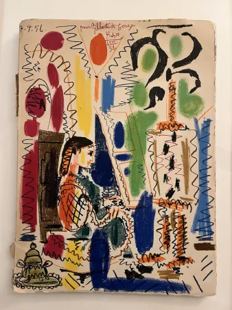 Litografia Picasso - L' ateiler de Cannes