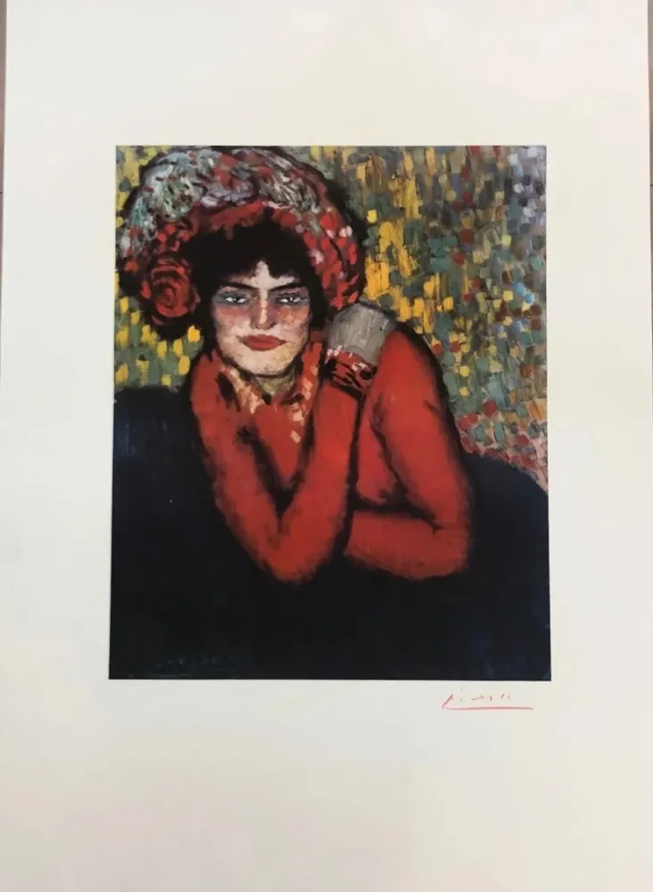 Litografia Picasso - L' Attente