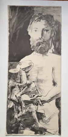 Estêncil Picasso - L homme au mouton