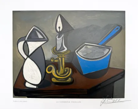 Xilogravura Picasso - La Casserole Émaillée